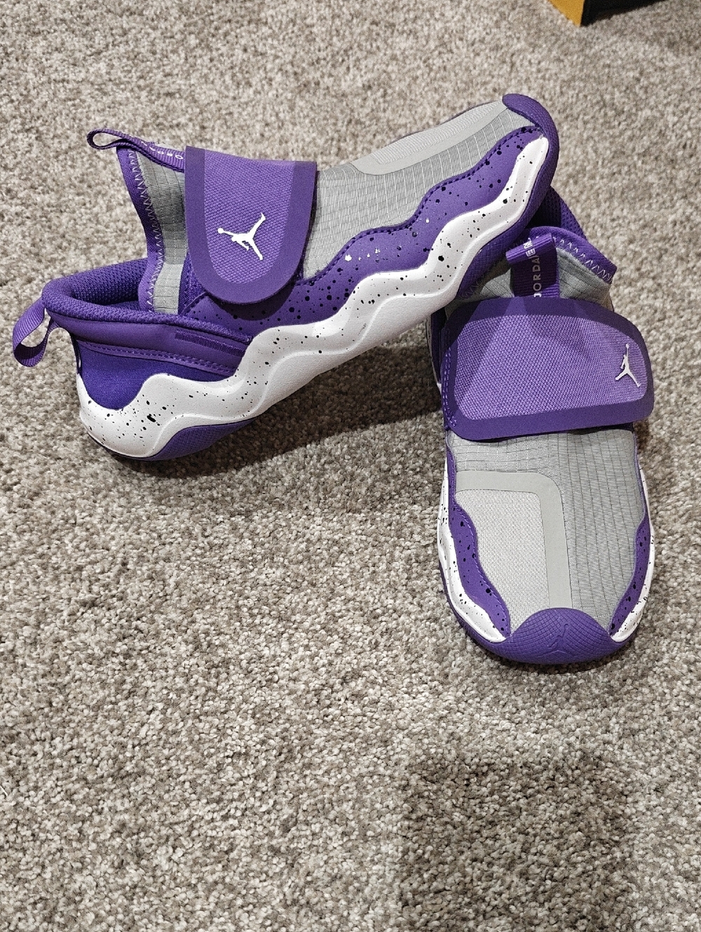New Nike Jordan 23/7 Purple Venom Sneakers/Shoes Sz 1.5